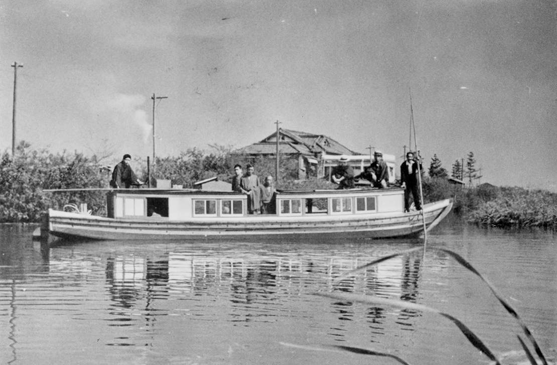 息栖と小見川をつなぐ渡船