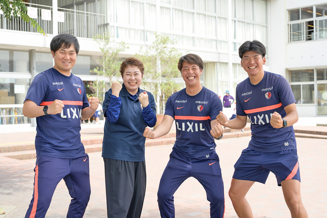 深芝小学校のコーチたち