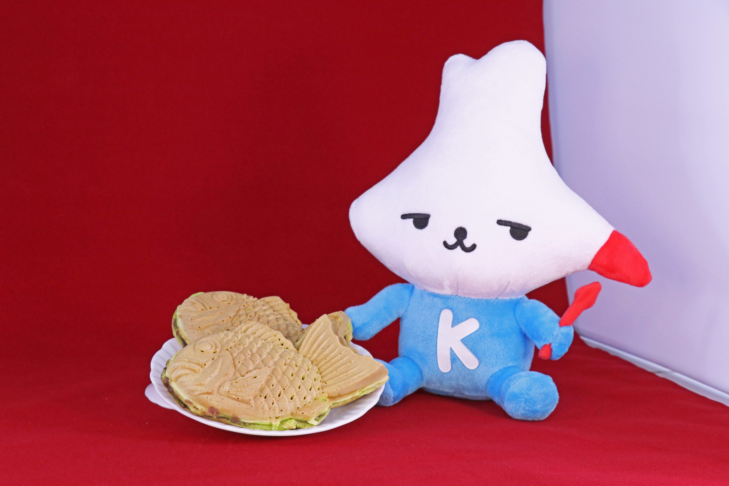 子宝たい焼きとカミスココくん