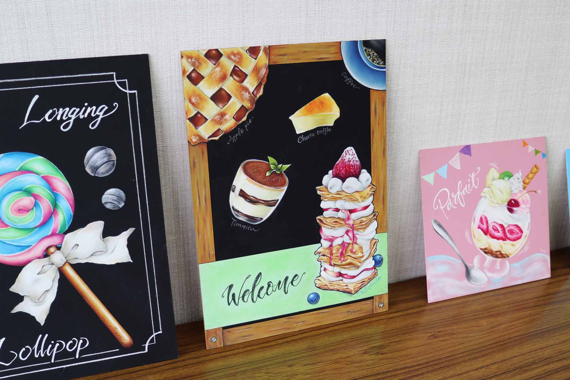 チョークアート作品
