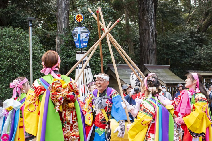 息栖神社で「廻り祭頭」がおこなわれました - 神栖市魅力情報